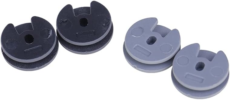 Limentea 2X Joystick Cap Thumb Stick Circle Pad Caps for 3DS 3DS LL 3DS XL New 3DS LL XL Controller Replacement (Dark Grey) - Image 2